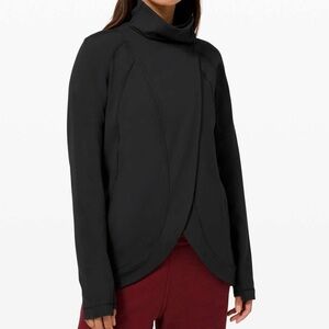 Lululemon Rulu Rally Wrap Black Size 4 Stretch Pockets Travel Gym Yoga